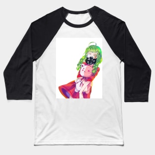 Girl with mask Baseball T-Shirt